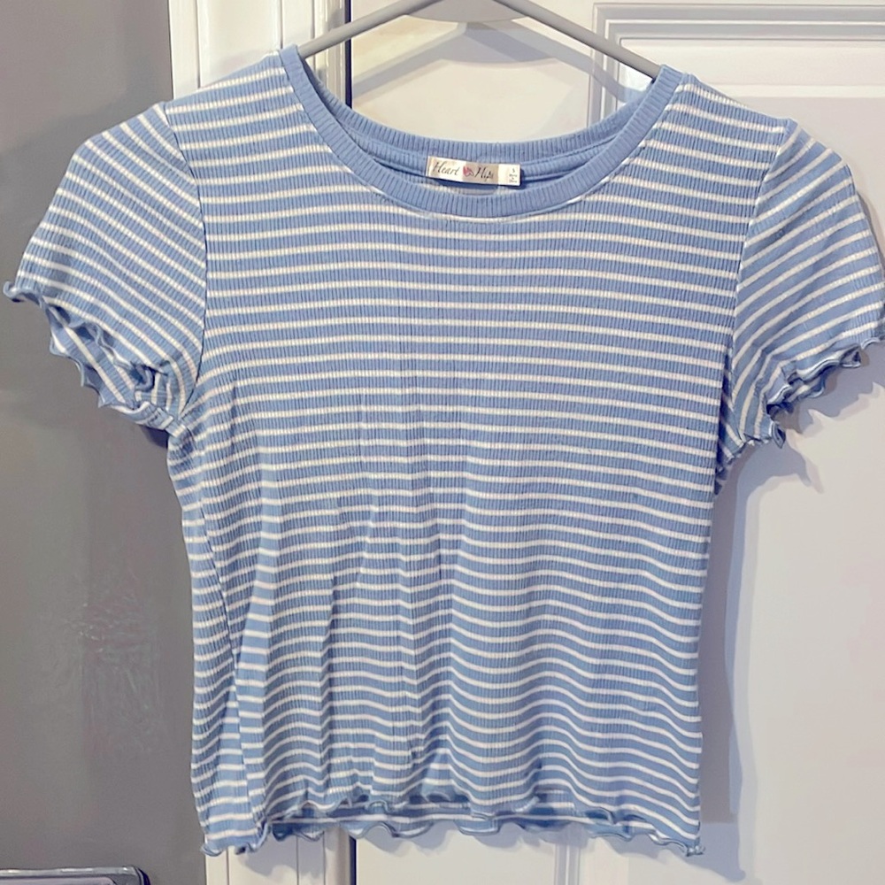 Women’s Striped Cropped Top | size Small